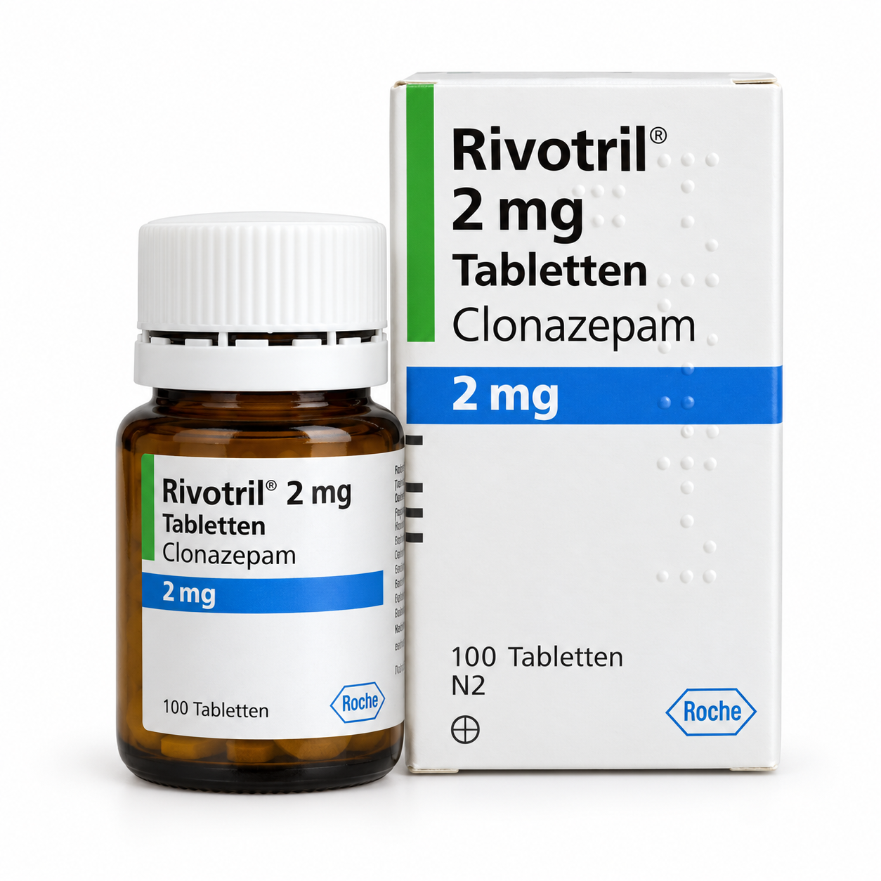 Rivotril 2 mg Pharmaceutical Product Display